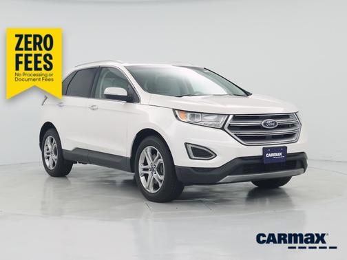 White 2017 Ford Edge Titanium