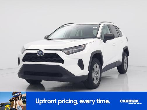 White 2022 Toyota RAV4 Hybrid LE