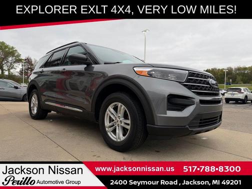 Gray Metallic 2021 Ford Explorer XLT