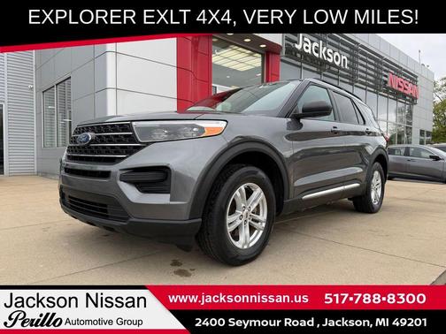 Gray Metallic 2021 Ford Explorer XLT