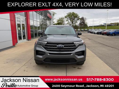 Gray Metallic 2021 Ford Explorer XLT