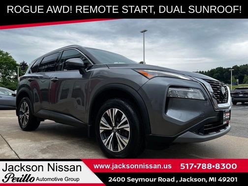 Gun Metallic 2021 Nissan Rogue SV