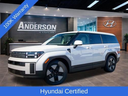 White 2026 Hyundai SANTA FE HEV SE