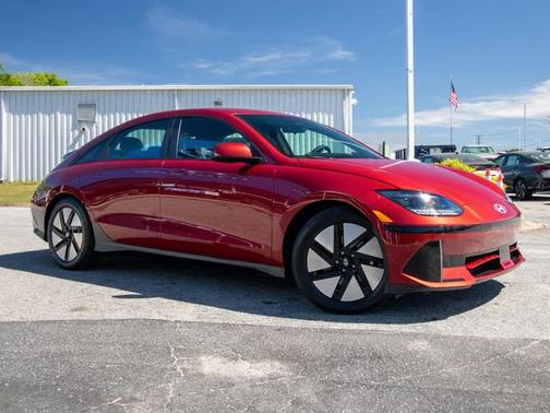 Red 2025 Hyundai IONIQ 6 SE