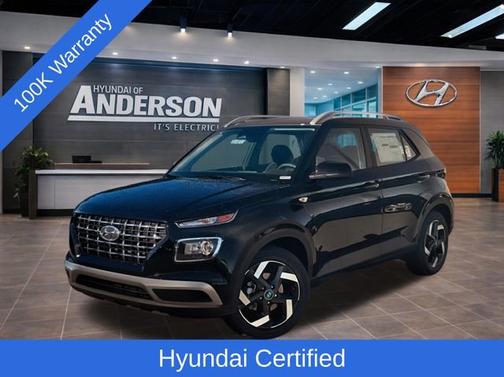 Black 2026 Hyundai VENUE SEL