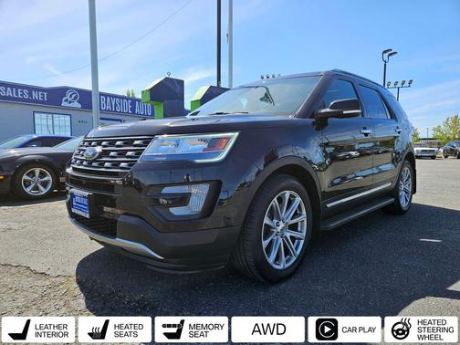 Shadow Black 2017 Ford Explorer Limited