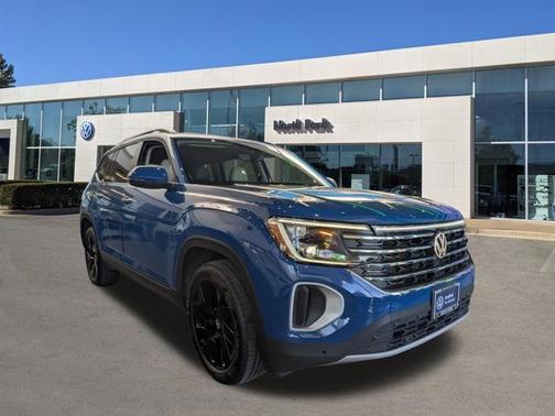 Mountain Lake Blue 2025 Volkswagen Atlas 2.0T SE w/ Technology