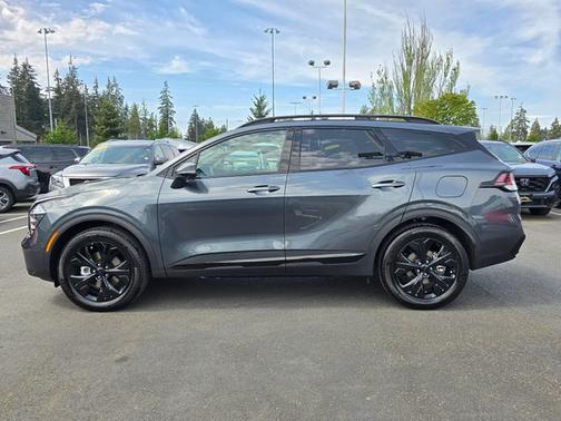 Gray 2025 Kia Sportage Plug-In Hybrid X-Line Prestige