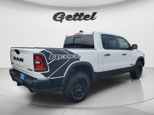 Bright White Clearcoat 2025 RAM 1500 Rebel
