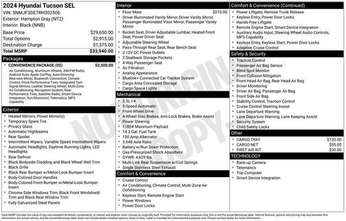 2024 Hyundai TUCSON SEL