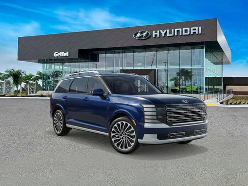 Pacific Sapphire Pearl 2027 Hyundai Palisade Hybrid Calligraphy