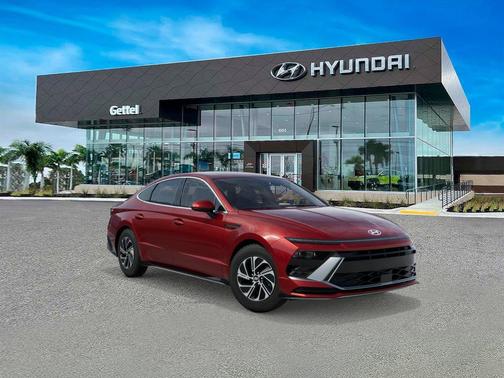 Ultimate Red 2026 Hyundai SONATA Hybrid Base