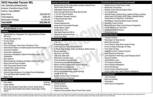 2022 Hyundai TUCSON SEL