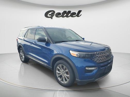 Blue Metallic 2023 Ford Explorer Limited