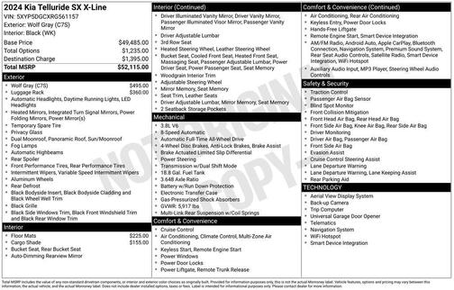 2024 Kia Telluride SX X-Line