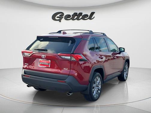 Ruby Flare Pearl 2025 Toyota RAV4 XLE Premium