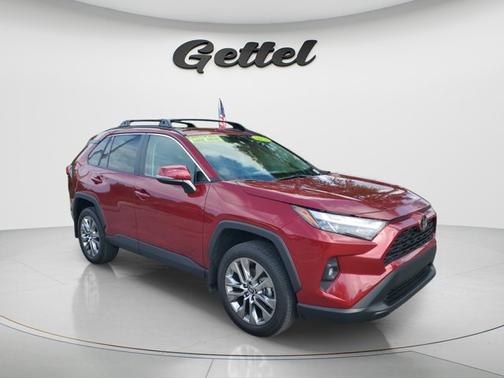 Ruby Flare Pearl 2025 Toyota RAV4 XLE Premium