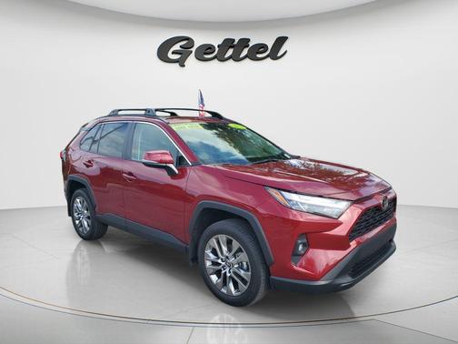Ruby Flare Pearl 2025 Toyota RAV4 XLE Premium