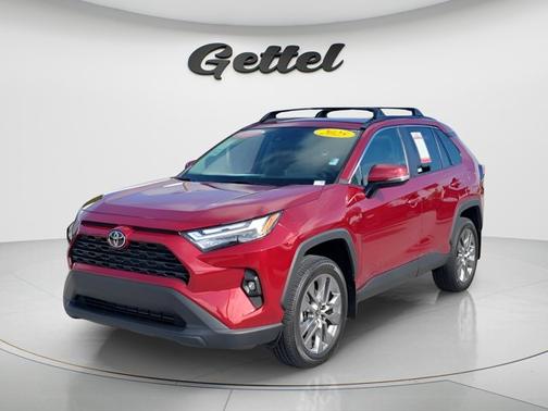 Ruby Flare Pearl 2025 Toyota RAV4 XLE Premium