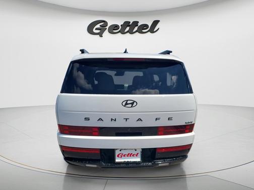 Serenity White 2025 Hyundai SANTA FE HEV Calligraphy