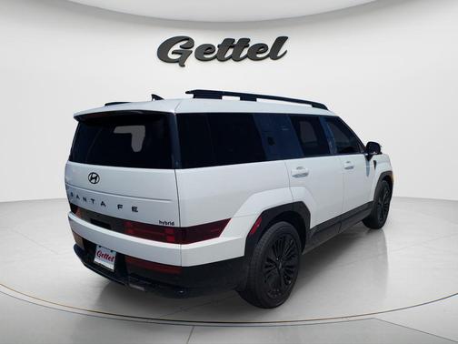 Serenity White 2025 Hyundai SANTA FE HEV Calligraphy