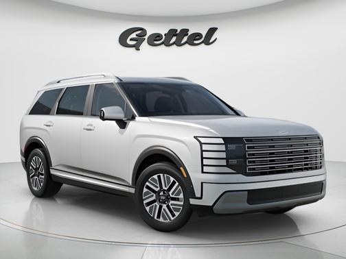 Creamy White Pearl 2026 Hyundai Palisade Hybrid Blue SEL 7P