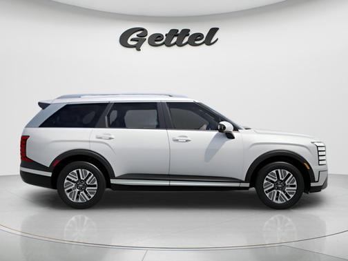 Creamy White Pearl 2026 Hyundai Palisade Hybrid Blue SEL 7P