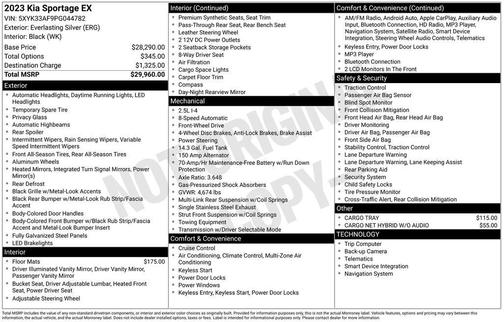 2023 Kia Sportage EX