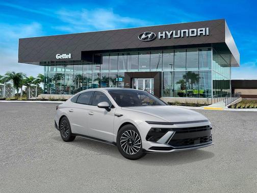 Serenity White 2026 Hyundai SONATA Hybrid SE