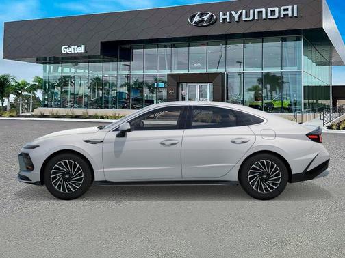 Serenity White 2026 Hyundai SONATA Hybrid SE