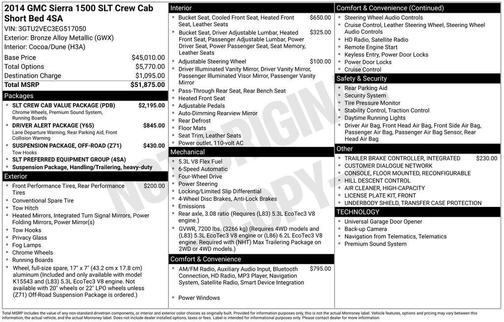 2014 GMC Sierra 1500 SLT