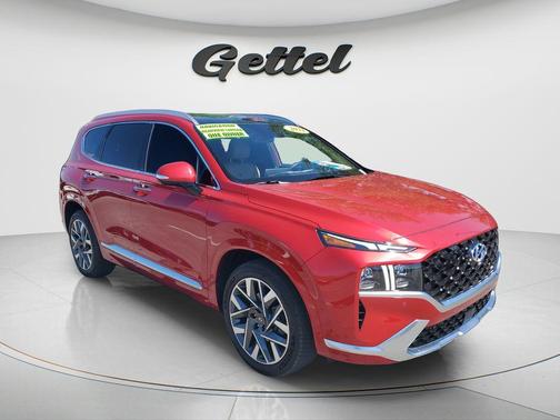 Calypso Red 2022 Hyundai SANTA FE Calligraphy