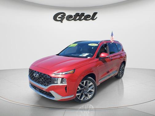 Calypso Red 2022 Hyundai SANTA FE Calligraphy
