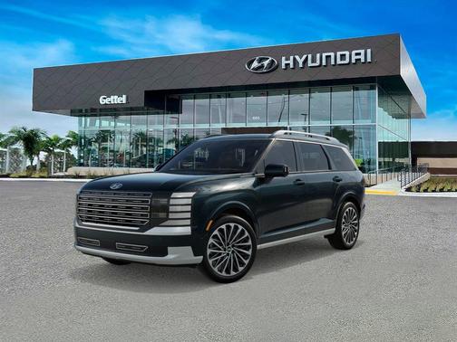 Robust Emerald Pearl 2026 Hyundai Palisade Hybrid Calligraphy