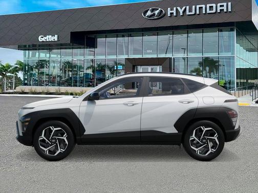 Atlas White 2026 Hyundai KONA SEL Premium