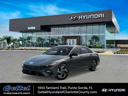 Amazon Gray 2025 Hyundai ELANTRA Sport
