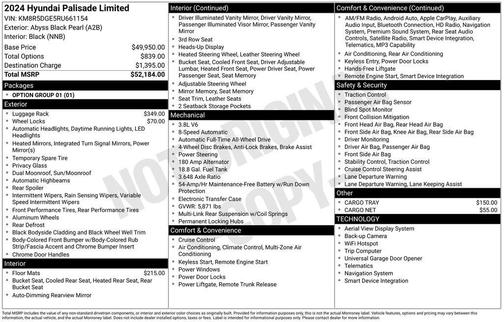 2024 Hyundai PALISADE Limited