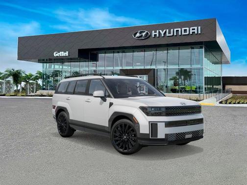 Serenity White 2026 Hyundai SANTA FE Calligraphy