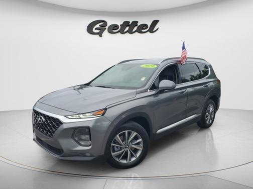 Machine Gray 2019 Hyundai SANTA FE SEL Plus 2.4