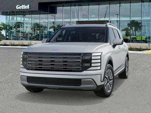 Creamy White Pearl 2026 Hyundai Palisade Hybrid Blue SEL 7P