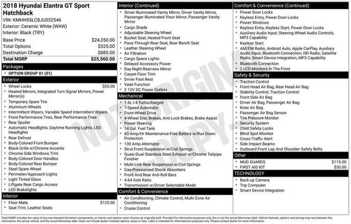 2018 Hyundai Elantra GT Sport