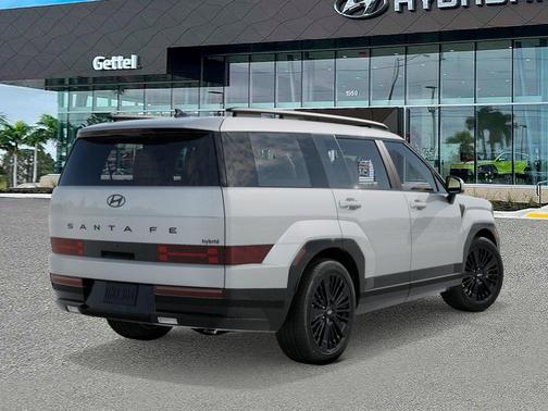 Serenity White 2027 Hyundai SANTA FE HEV Calligraphy