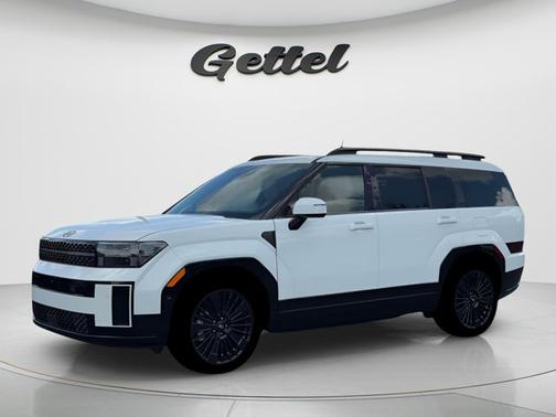 Serenity White 2026 Hyundai SANTA FE HEV Calligraphy