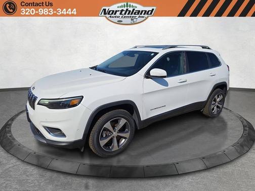 WHITE 2019 Jeep Cherokee Limited