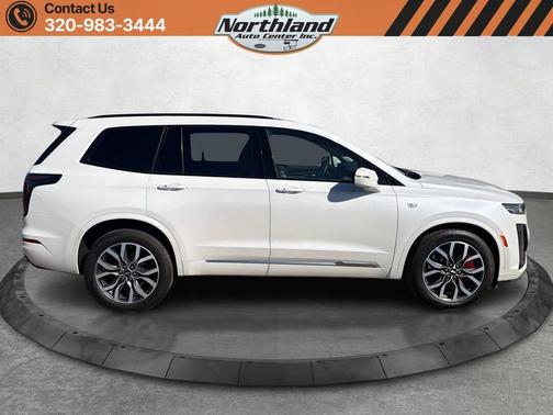 Crystal White Tricoat 2024 Cadillac XT6 Sport AWD