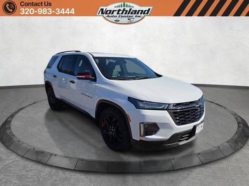 Summit White 2023 Chevrolet Traverse Premier