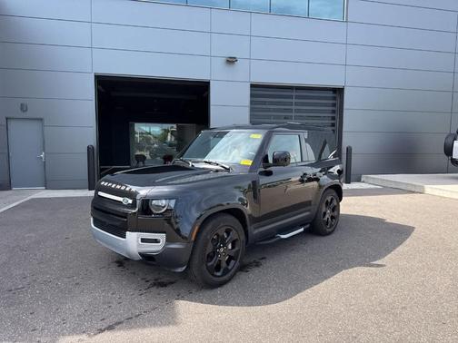 Santorini Black 2025 Land Rover Defender P300 S