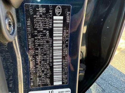 2019 Toyota Camry LE
