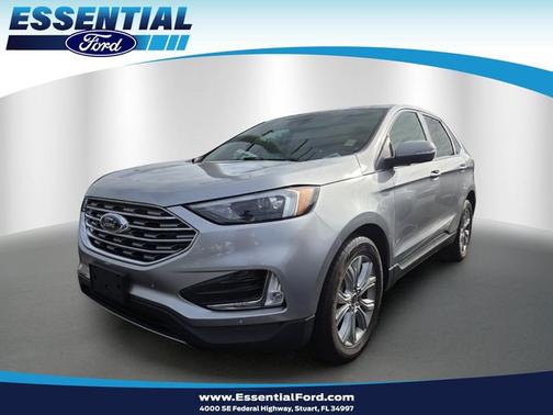 ICONIC SILVER 2024 Ford Edge TITANIUM SUV