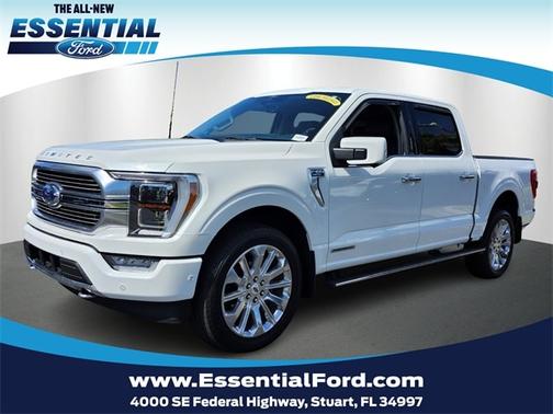 STAR WHITE METALLIC TRICOAT 2022 Ford F-150 LIMITED Truck